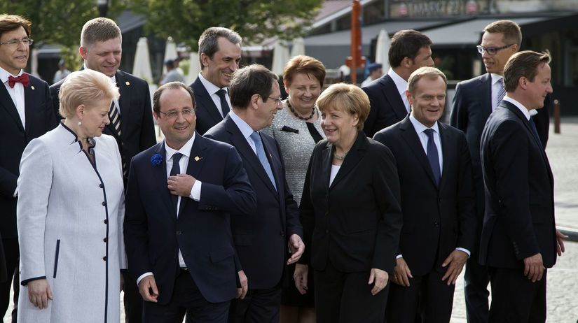 EÚ, Merkelová, Hollande, Cameron, Fico