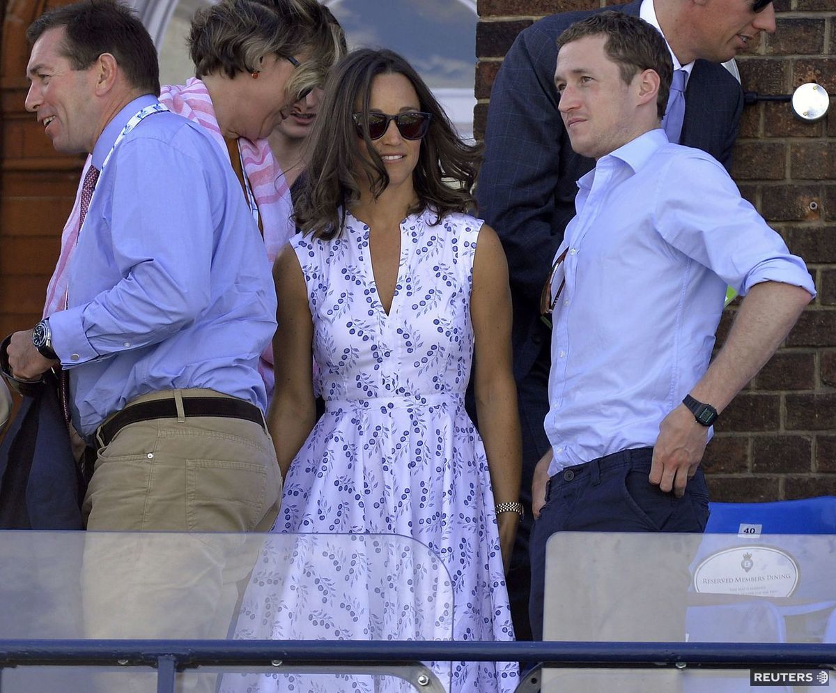 Pippa Middleton mieri na tenisový zápas v...