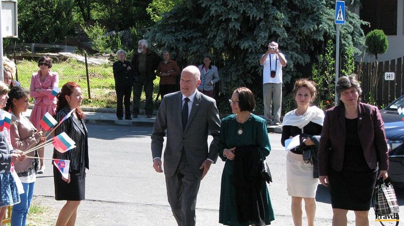 Simeon Coburg s manželkou Margaritou navštívili...
