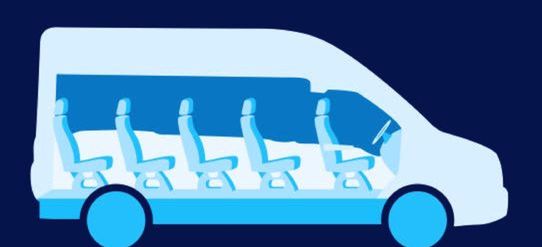 Bočný okenný airbag pre osobný Ford Transit...