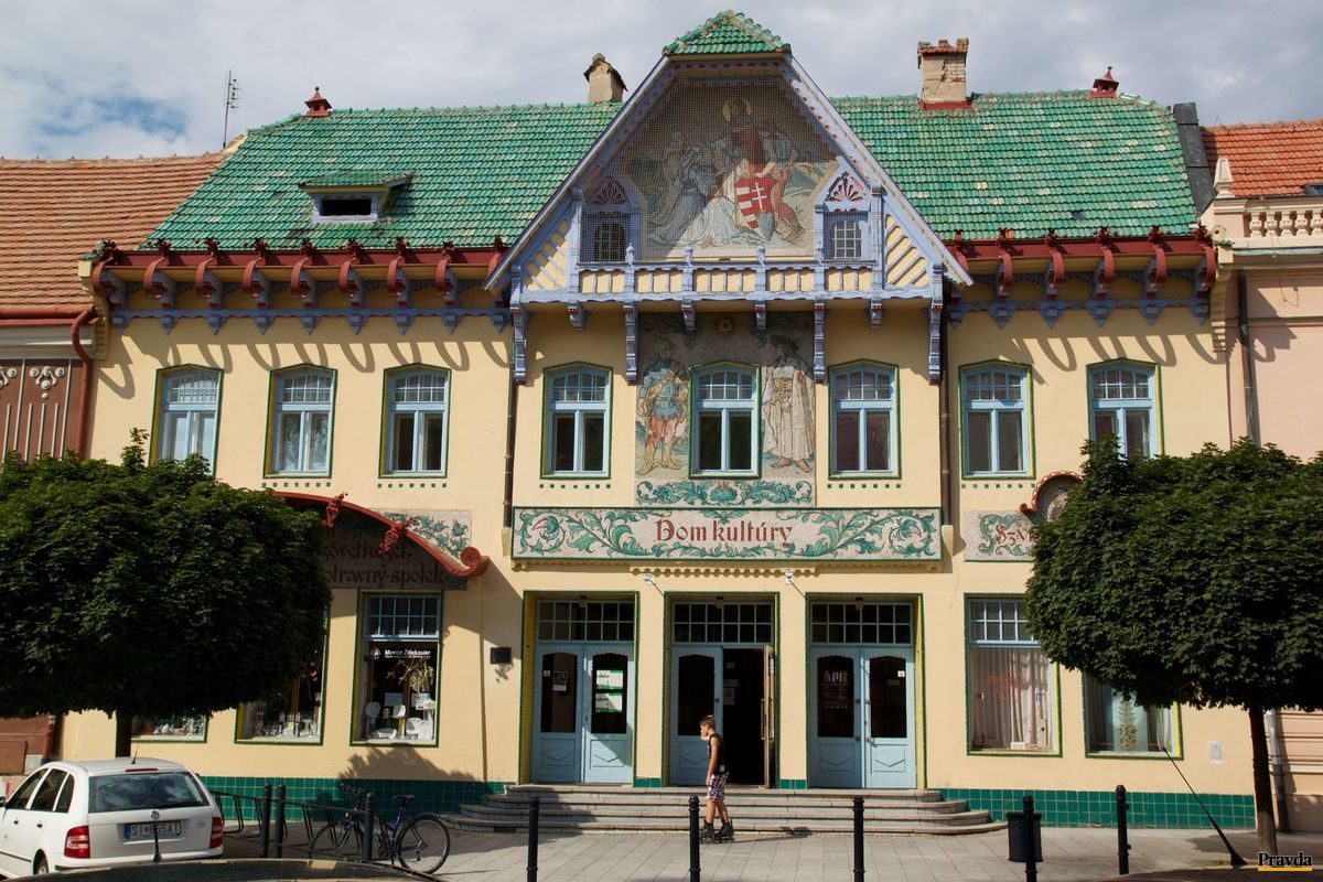 Dom kultúry v srdci Skalice je secesným...