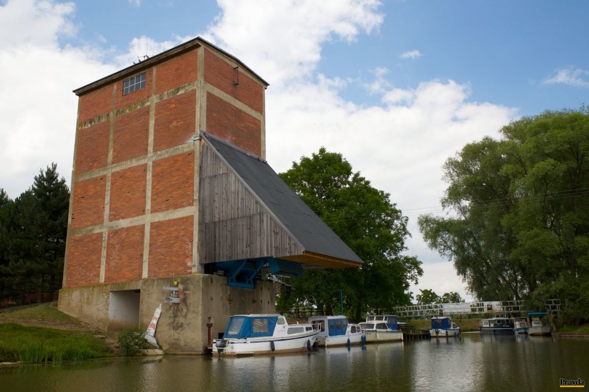 Výklopník v Sudoměřiciach slúžil na vyklápanie...