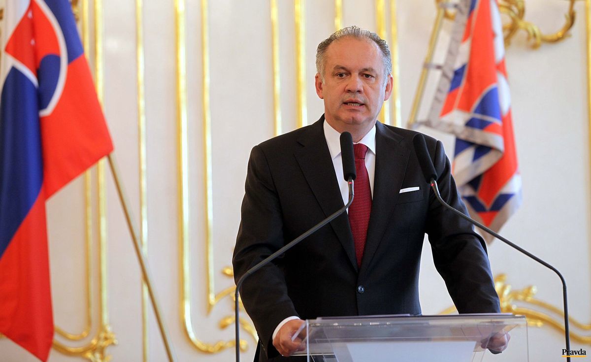 Vystúpenie pred médiami v Prezidentskom paláci.