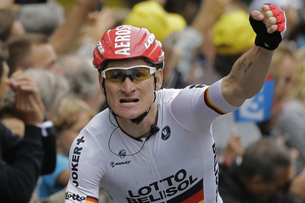 André Greipel ešte v drese Lotto Soudal.