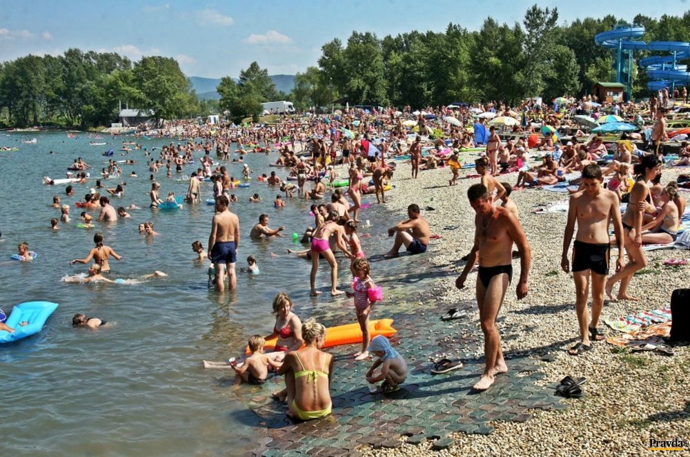 Po návšteve hradov dobre padne oddych v areáli...