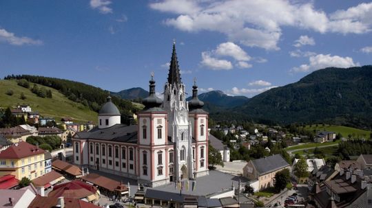 Bazilika v pútnickom meste Mariazell.