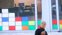 Ernő Rubik počas prezentácie