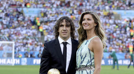 Carles Puyol a brazílska topmodelka Gisele Bundchen 