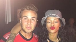 Rihanna a Mario Götze