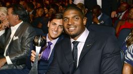 2014 ESPY Awards - Michael Sam (vpravo) a jeho partner Vito Cammisano