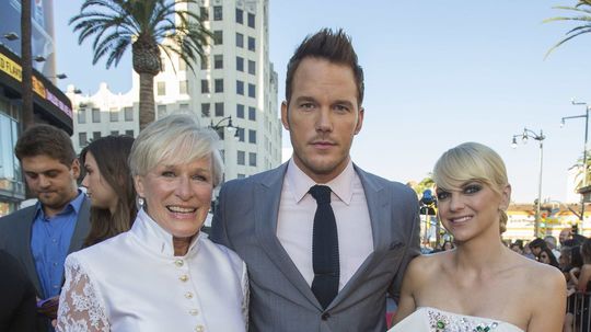 Herec Chris Pratt s manželkou Annou Faris...