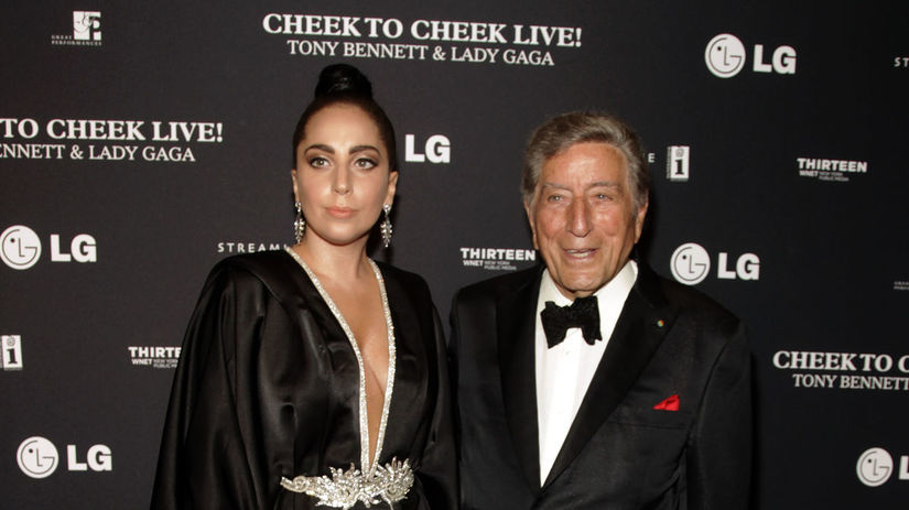 Lady Gaga a jej kolega Tony Bennett