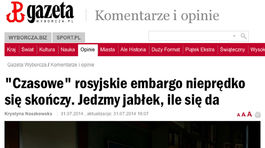 Poliaci bránia svoje ovocie: Jedz jablká, nahneváš Putina