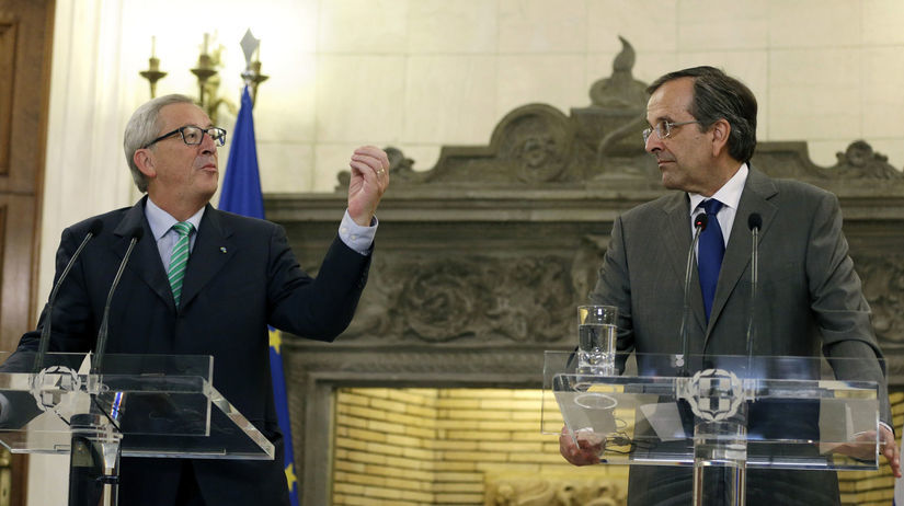 Grécko, Jean-Claude Juncker, Antonis Samaras
