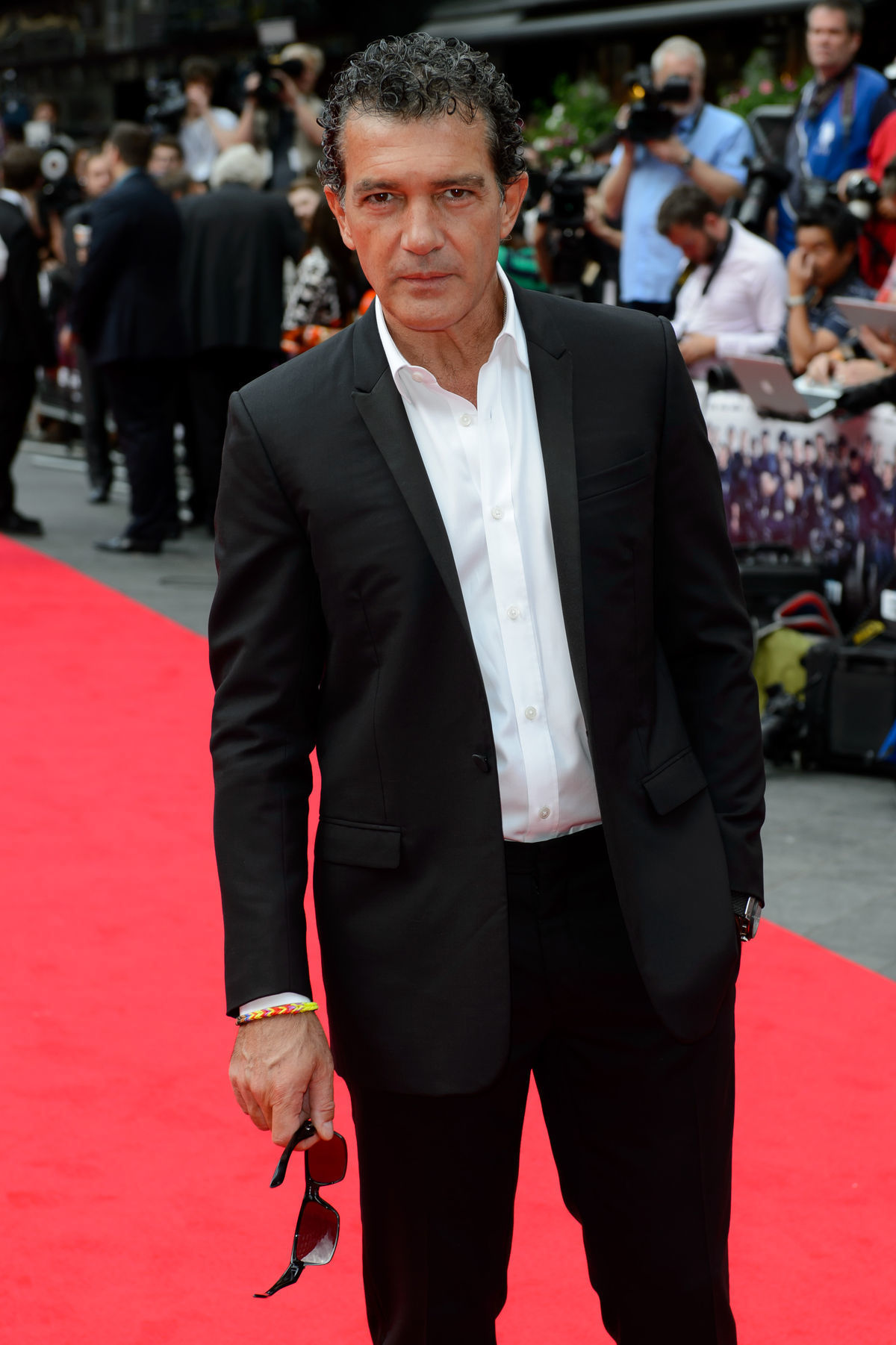 Antonio Banderas počas londýnskej premiéry...
