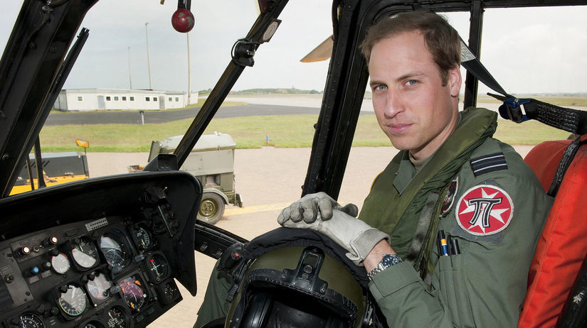Princ William, Británia, vrtuľník, pilot