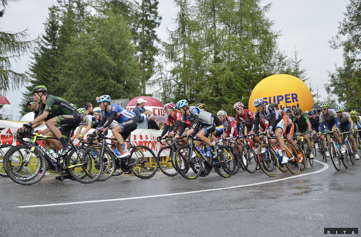 Stúpanie na Štrbské Pleso počas etapových...