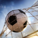 futbal, futbalová lopta, futbalová bránka, sieť, gól