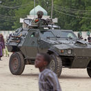 Nigéria, vojak, tank, Boko Haram,