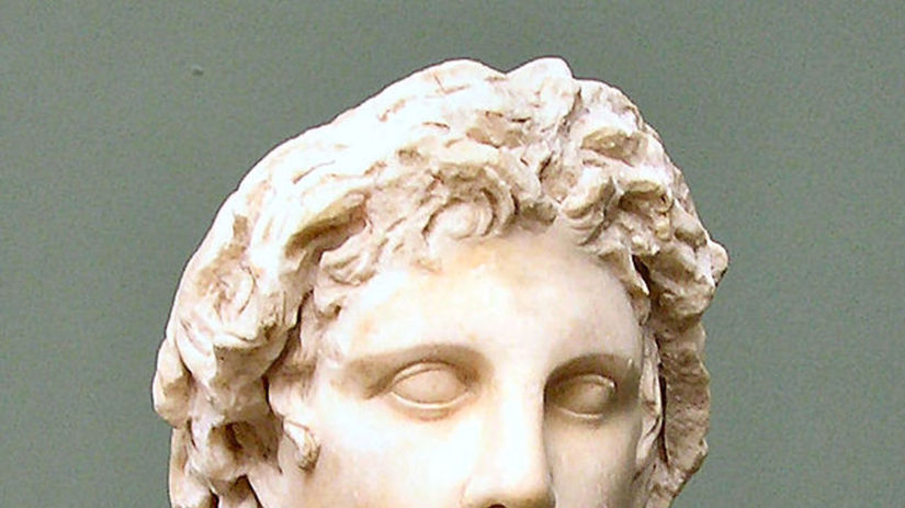 alexande veľký, macedónsky, busta, grécko, antika