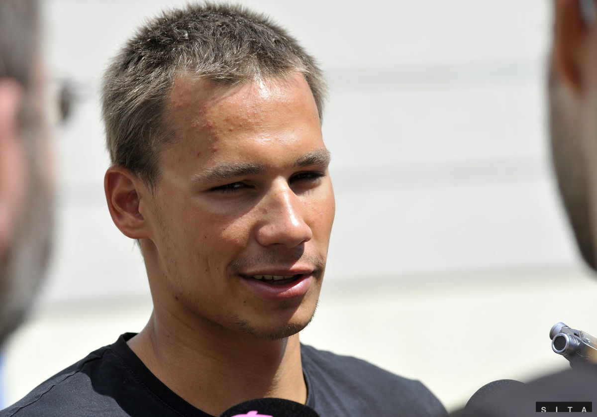 Slovenský reprezentant v plávaní Richard Nagy.