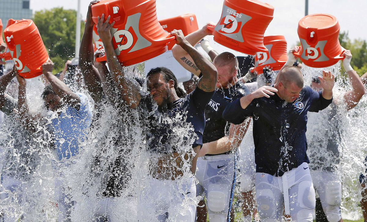 ALS Ice Bucket Challenge, NFL