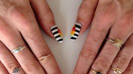 Mandľové nechty sú dlhé a umožňujú veľký...