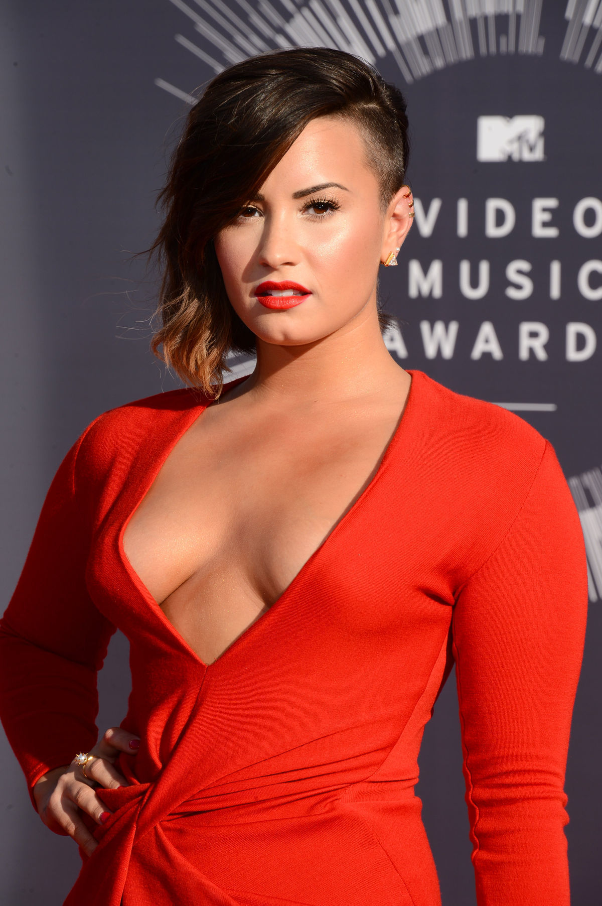 Prekvapivá Demi Lovato. Takýto odvážny výstrih...