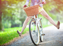 bicyklovanie - žena - radosť