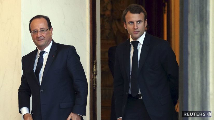 Emmanuel Macron, Francois Hollande