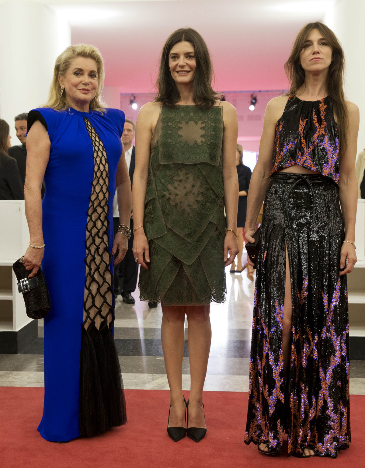 Zľava: herečky Catherine Deneuve, Chiara...