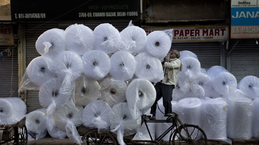 Ind a jeho náklad v Dillí.