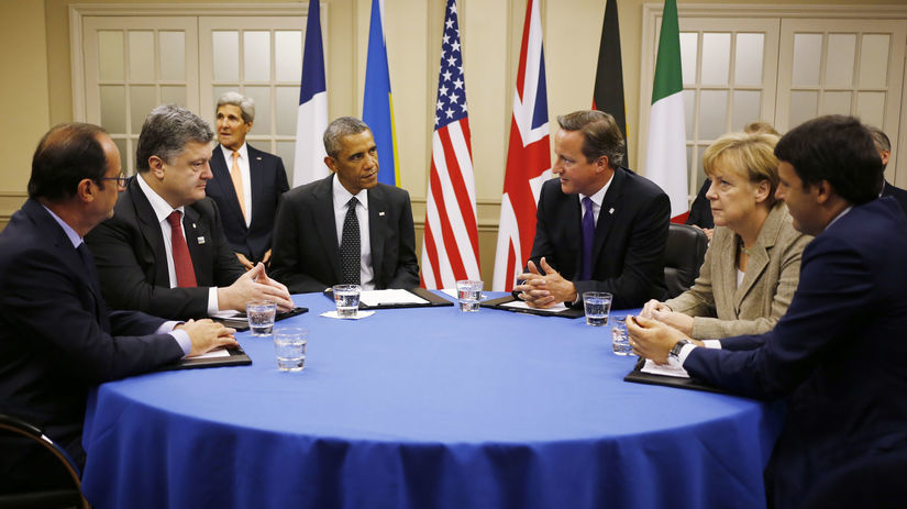 NATO, Obama, Porošenko, Merkelová, Cameron,...