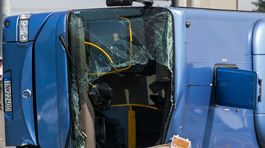 havária autobusu pri Bratislave