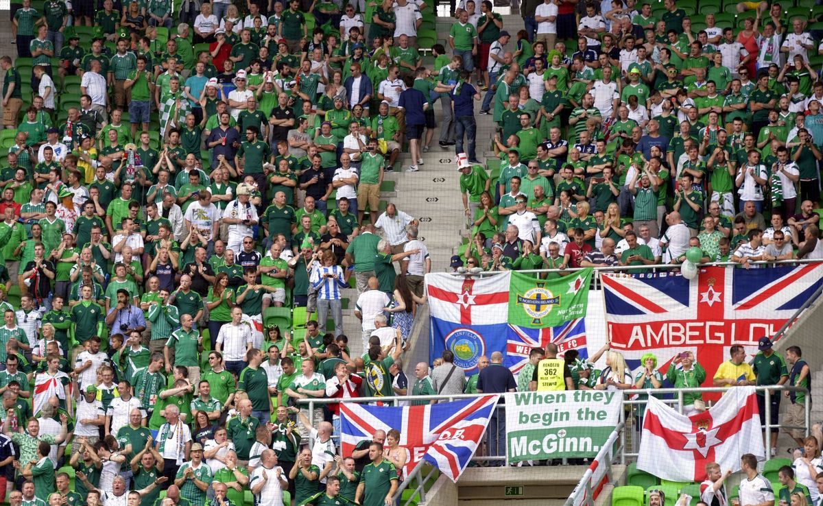 Fanúšikovia Severného Írska.