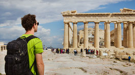 turista, Atény, Grécko
