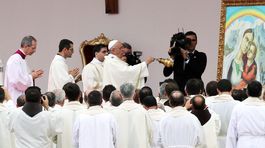 Pápež František v Albánsku