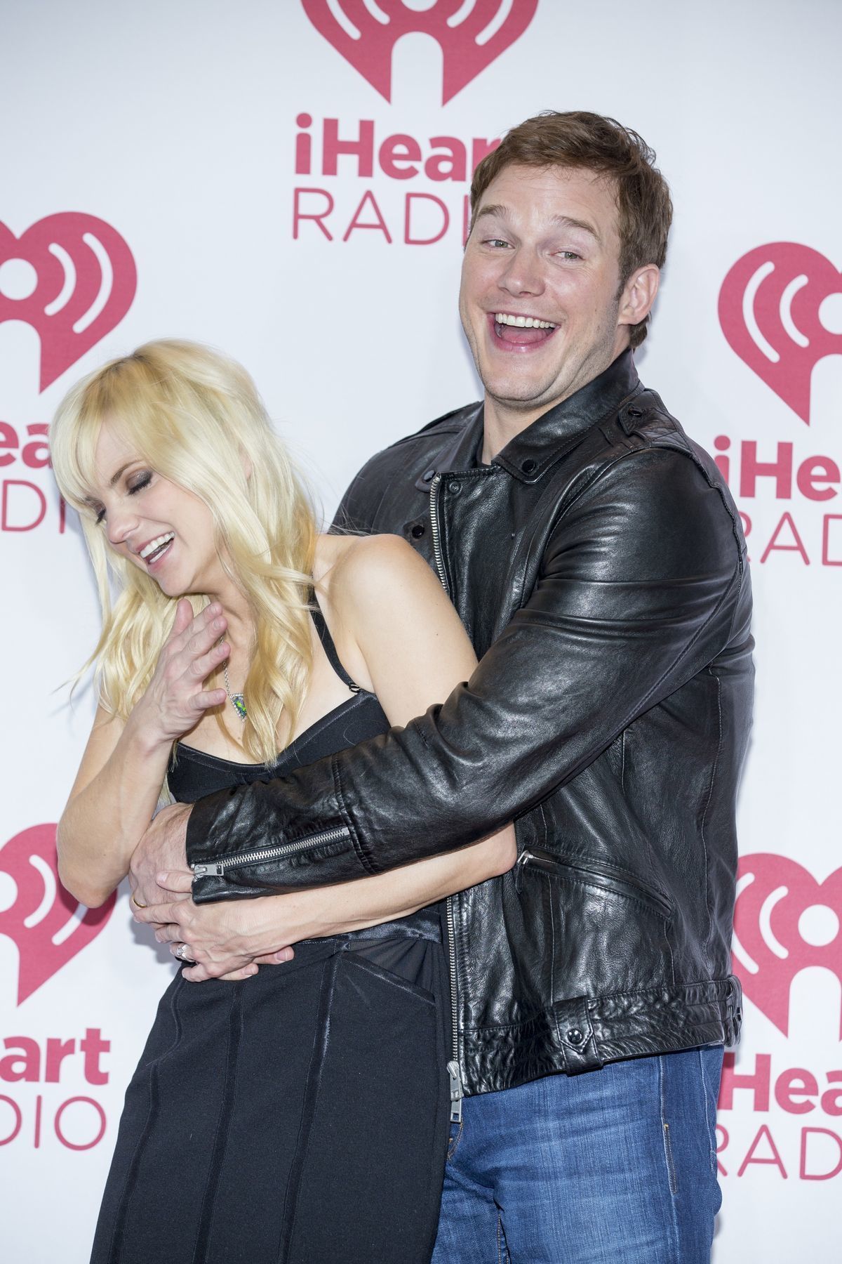 Herecký pár Anna Faris a Chris Pratt na akcii...