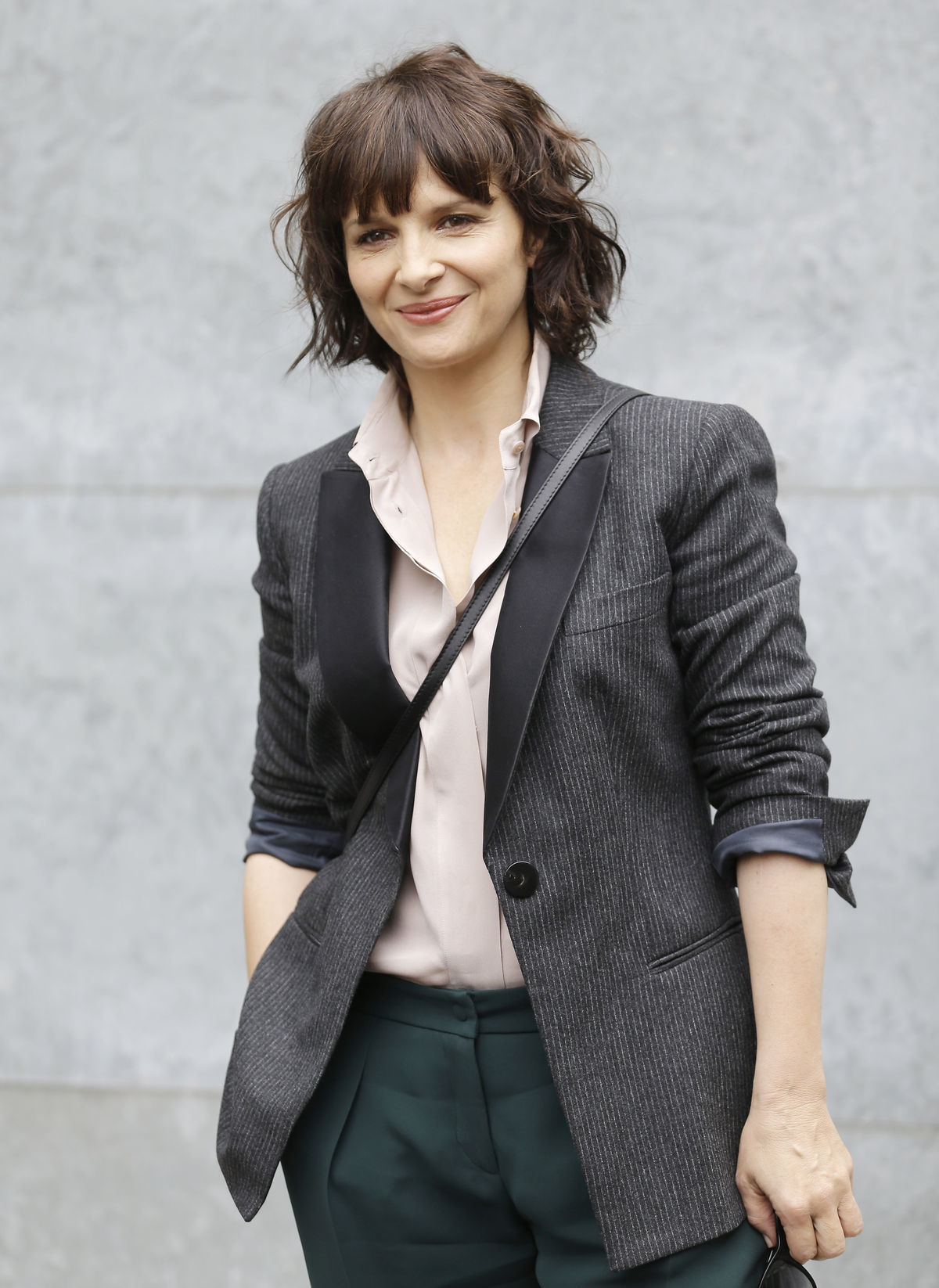 Herečka Juliette Binoche pred prehliadkou...
