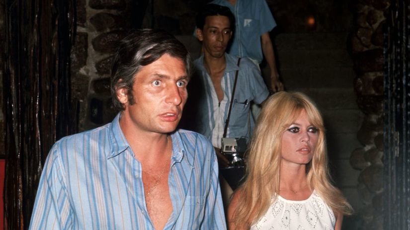 Brigitte Bardot s jedným zo svojich štyroch...