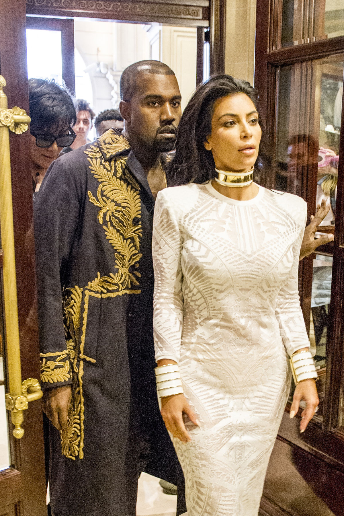 Kim Kardashian a jej manžel Kanye West...