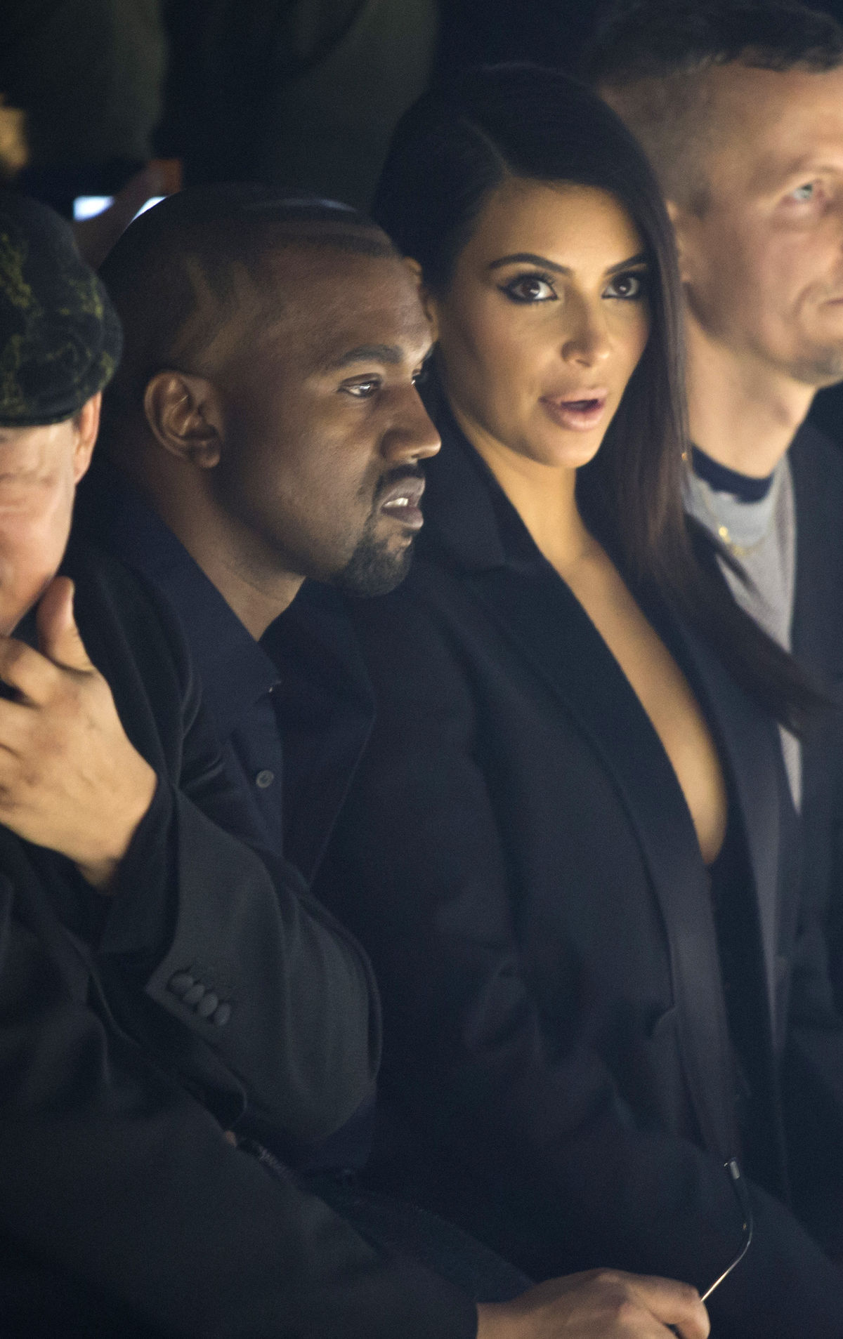 Kim Kardashian a Kanye West na prehliadke...