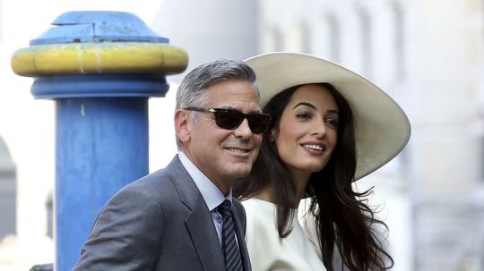 Herec George Clooney a právnička Amal Alamuddin...