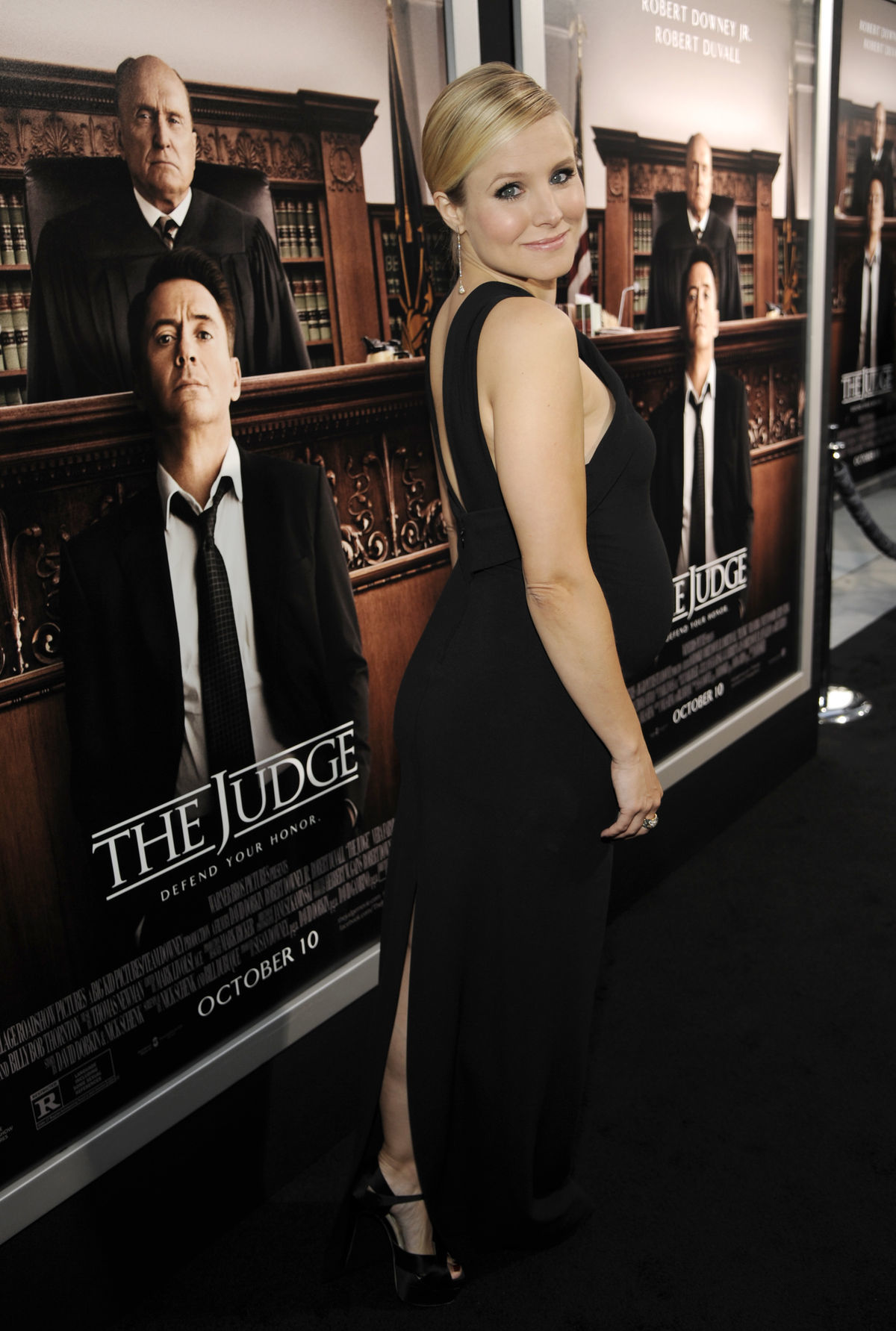 Herečka Kristen Bell na premiére snímky The Judge.