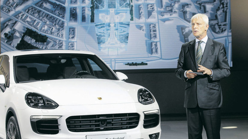 Hybridný model Porsche Cayenne, vyrábaný v...