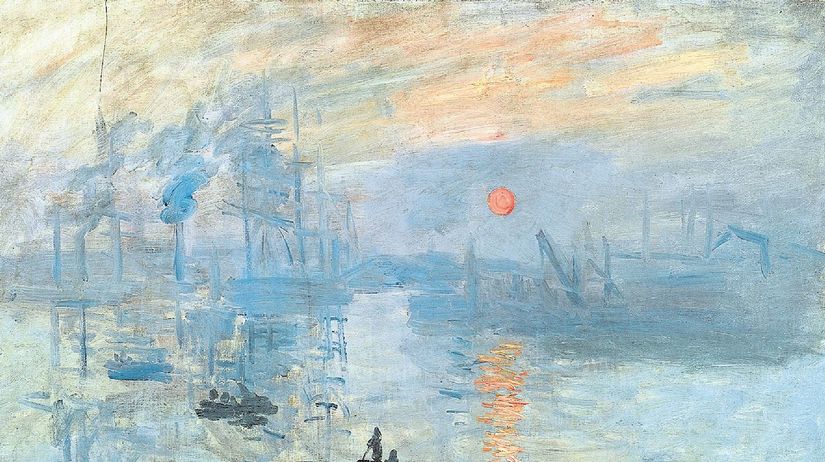 impresionizmus, Claude Monet, soleil levant,...