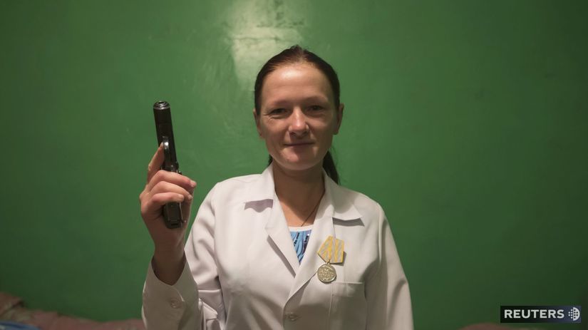 Proruská rebelka Alla má prezývku Ryzhava...