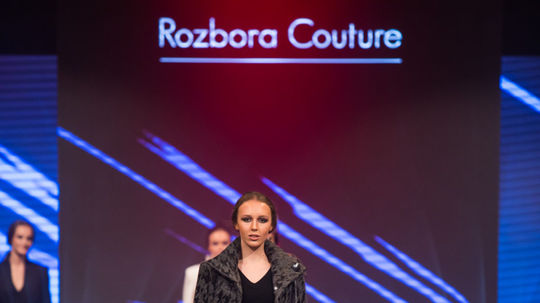 Prehliadka módneho návrhára Richarda Rozboru.