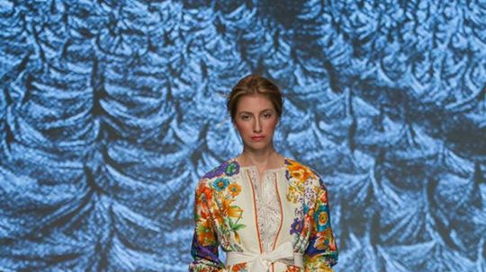 Prehliadka dizajnérky Jany Kuzmovej na akcii...