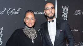 Speváčka Alicia Keys a jej manžel Swizz Beatz.